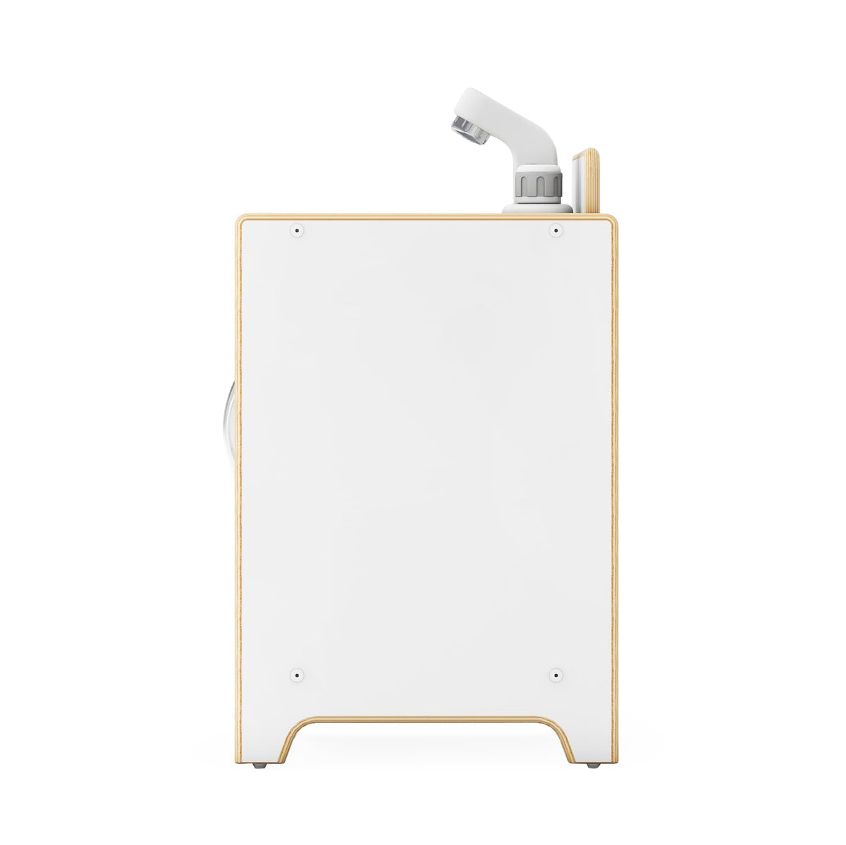 G80436 EdQ Kitchen Sink White Silo 2 Side | White