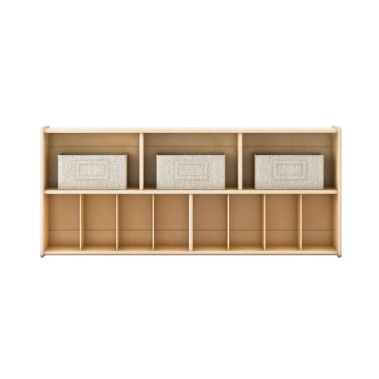 G80444 EdQ Diaper Storage Natural Silo 2 Front | Natural