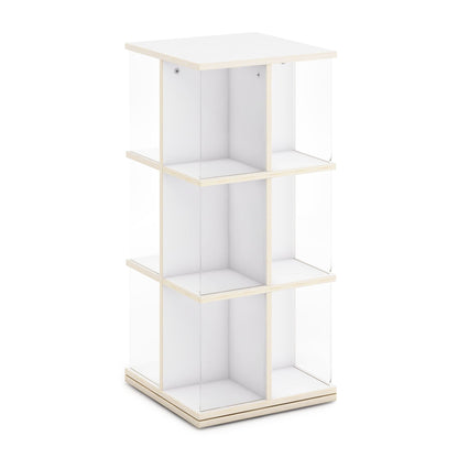 G80228 EdQ Rotating Bookshelf White Silo | White