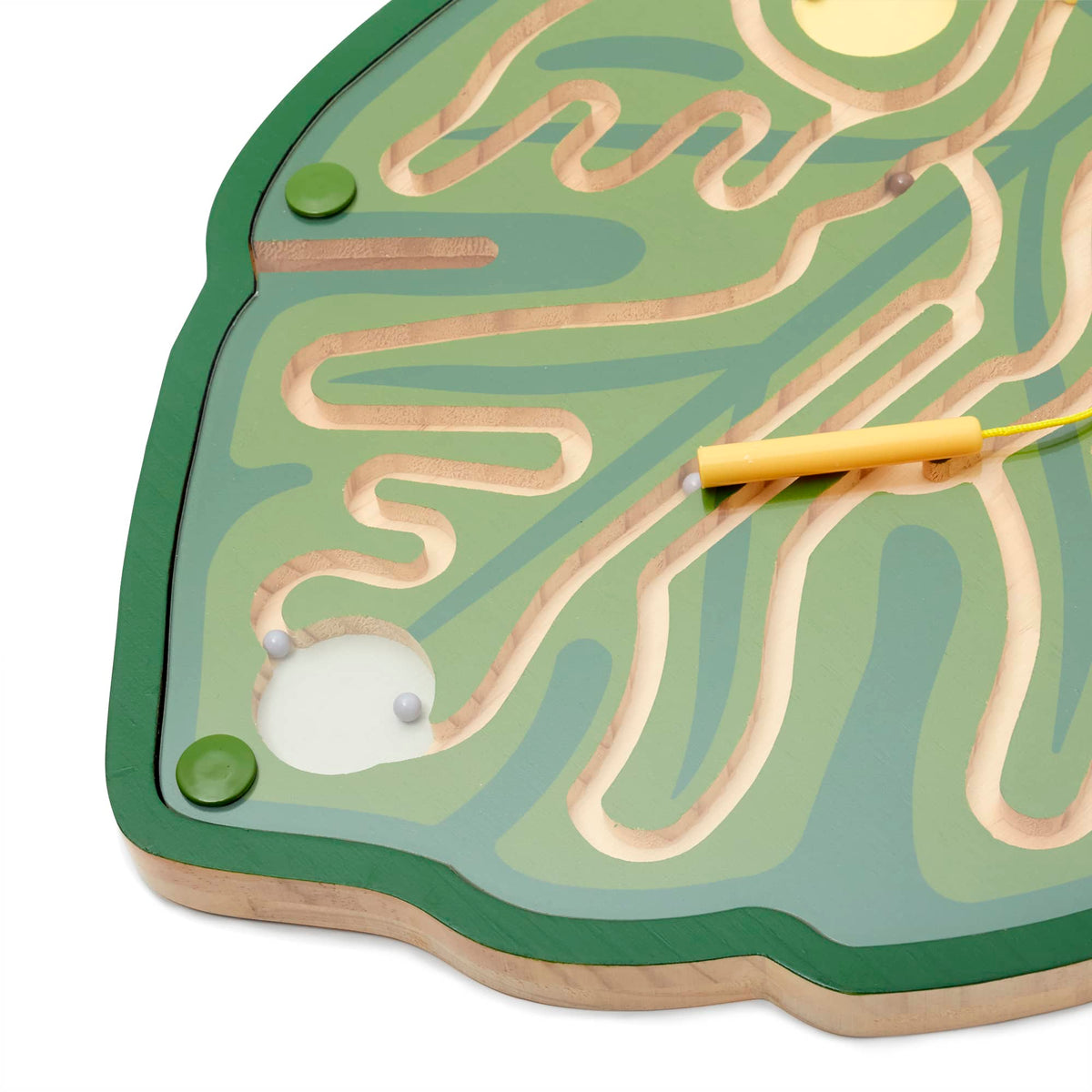 300588 Nature's Paths Magnetic Leaf Mazes Set of 3 Silo 8