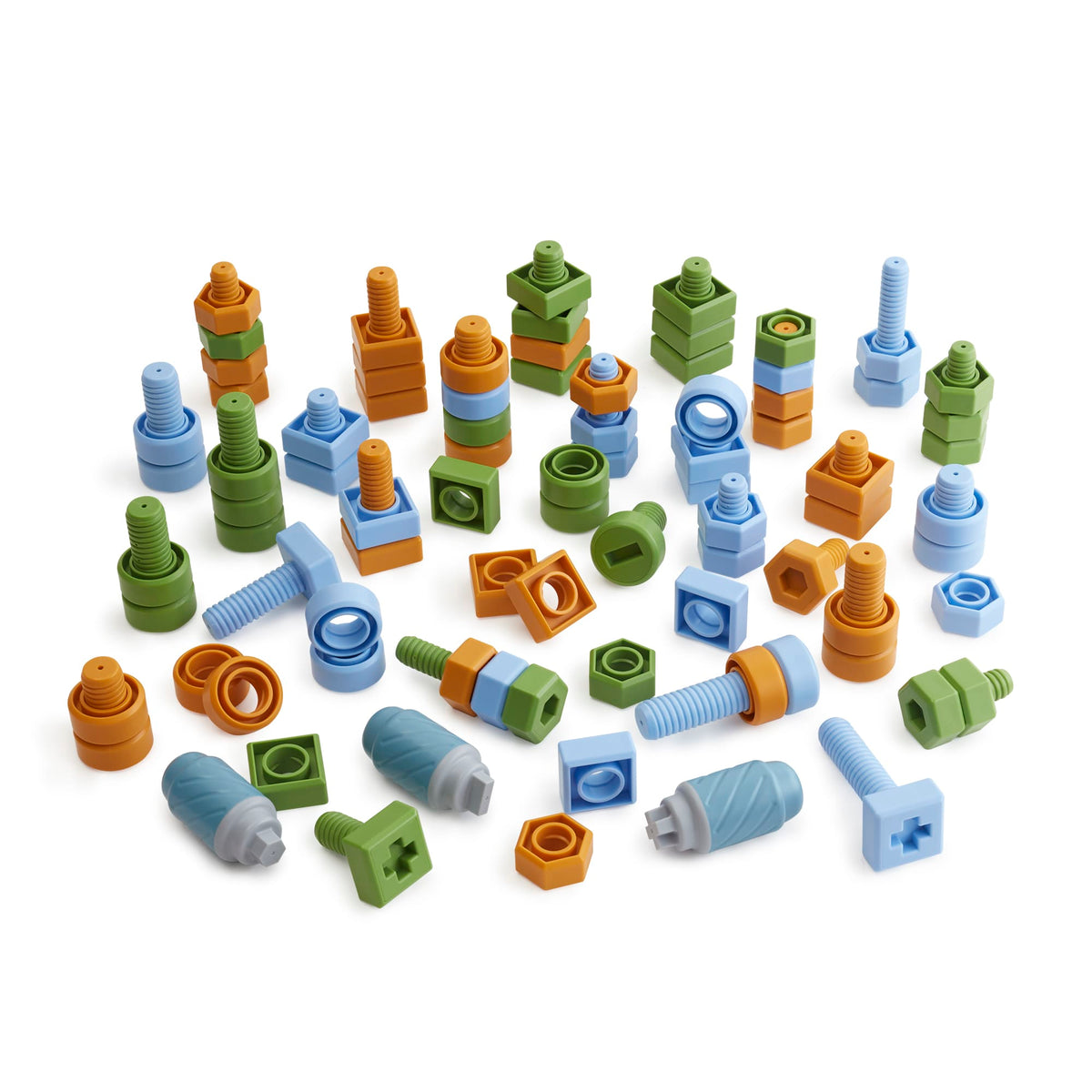 G5311 300590 Twisty Tools Nuts and Bolts Set 72 pc. Set Silos 1