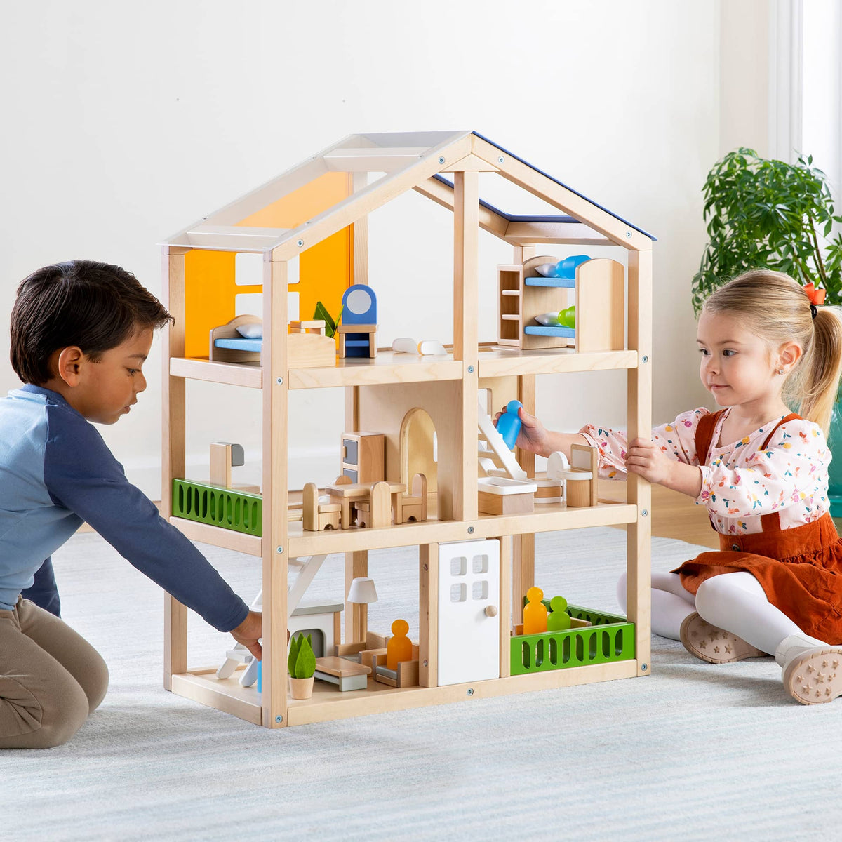 G15503 Modern Home Dollhouse Lifestyle 1