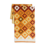 U7233 Warm Geo Decorative Runner Folded Silo 1