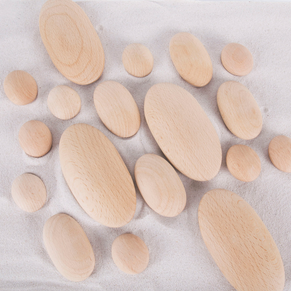 G6771 Wooden Stackers River Stones 7