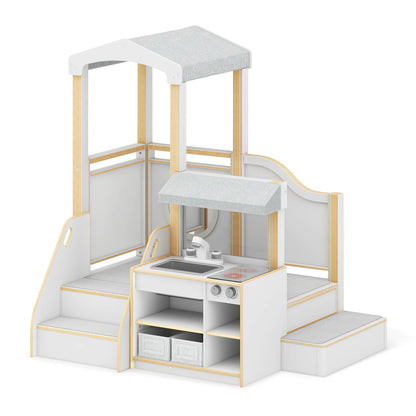 G97111 EdQ Toddler Kitchen Loft White Silo 1 Main R | White