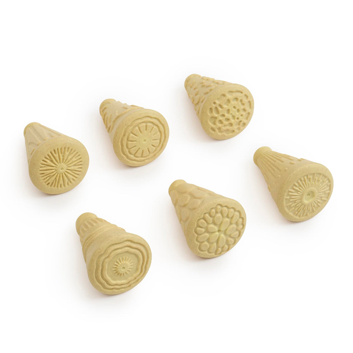 301332 Organic Pattern Rollers Mushroom Silo 13