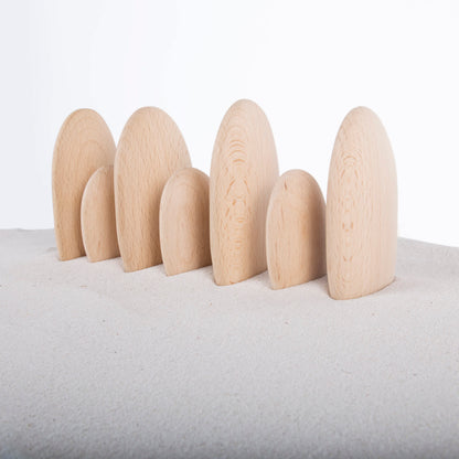 G6771 Wooden Stackers River Stones 2