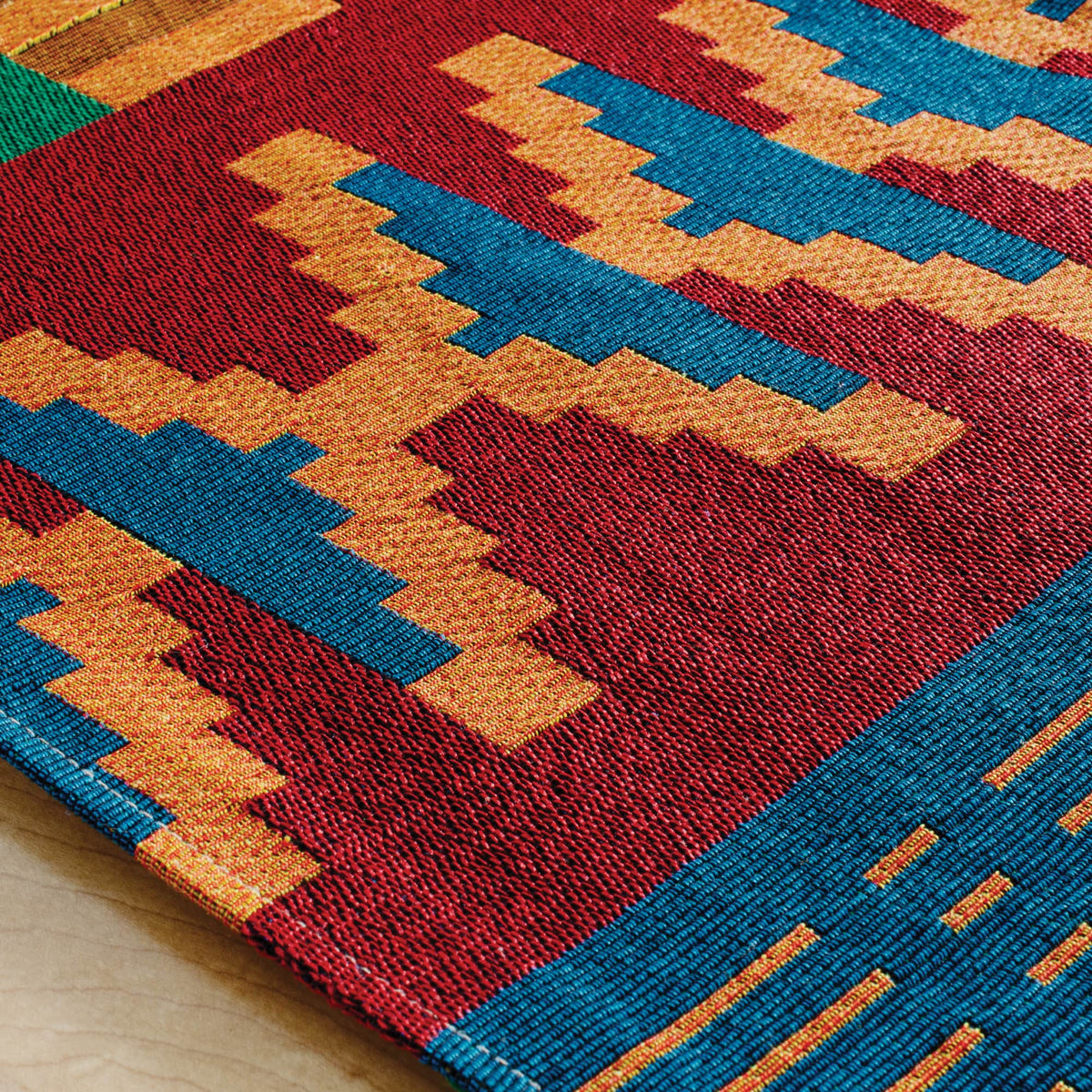U7241 African Decorative Runner Texture Detail
