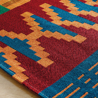 U7241 African Decorative Runner Texture Detail