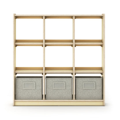 G92212 Curated Storage 3×3 Unit Natural Silo 2 Front | Natural