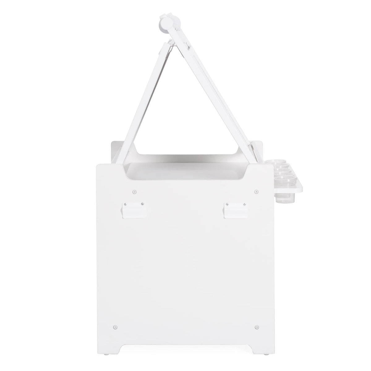 G51090 Desk to Easel Art Cart White Silo 2 Config 1 Side | White
