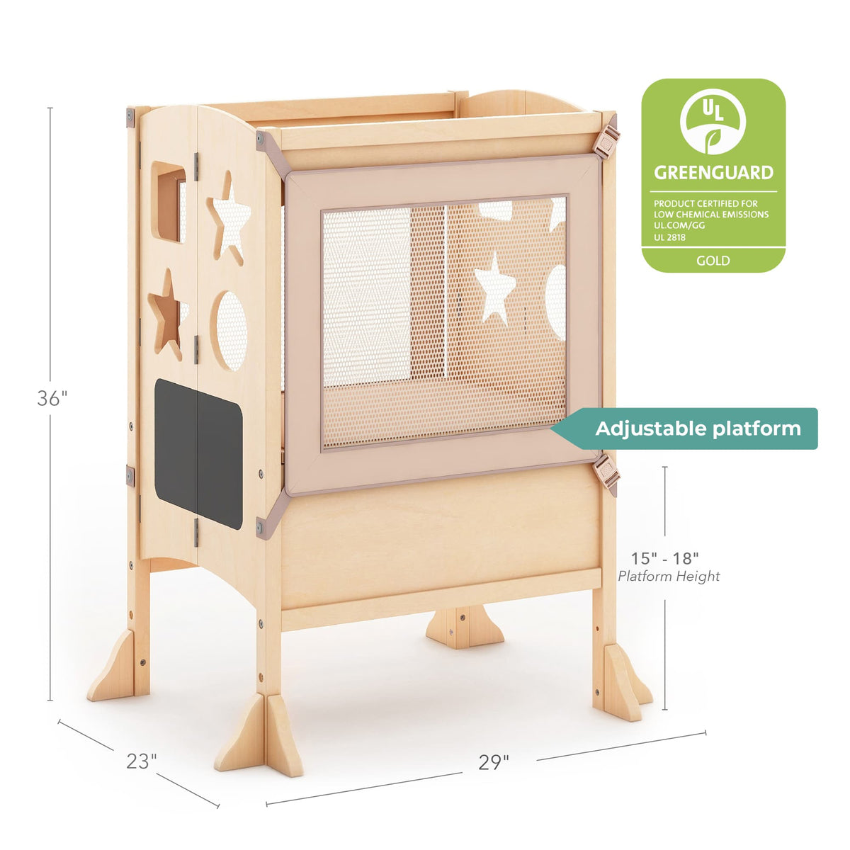 G97326 Classic Kitchen Helper Double Natural Dimension Greenguard | Natural