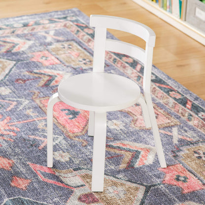 G81041 Nordic Table and 4 Chairs White Env 2417 | White